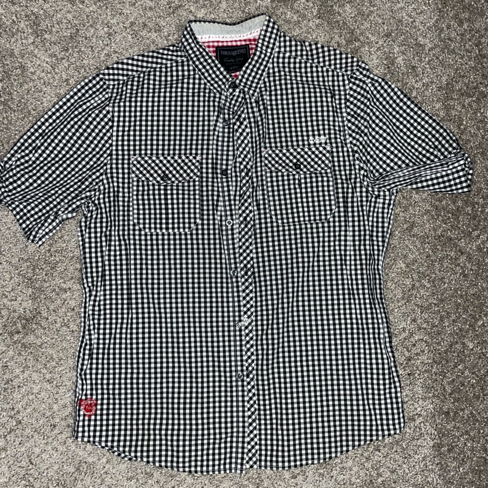 Heritage 1981 Monochrome Checkered Men's Shirt